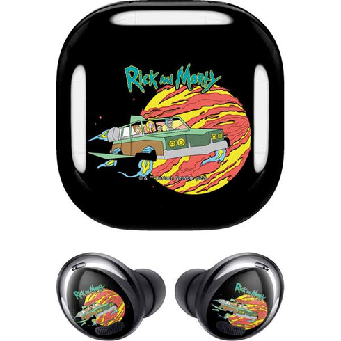 Adult Swim Rick and Morty Family Wagon Galaxy Buds Pro Skin